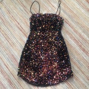 NWT AMAZING sequin mini dress